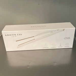 Kristin Ess Titanium Flat Iron for Straightening, Waving & Curling - 1 1/4"